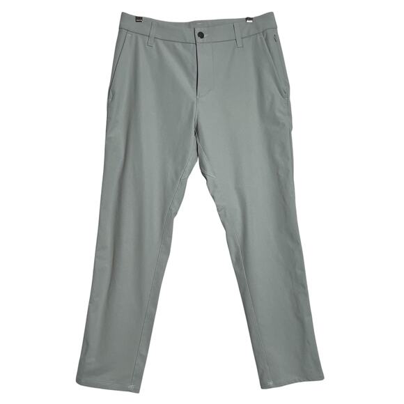 Lululemon Commission Pant Classic Fit Warpstreme MENS 30 x 28 Grey Chino - Picture 1 of 10